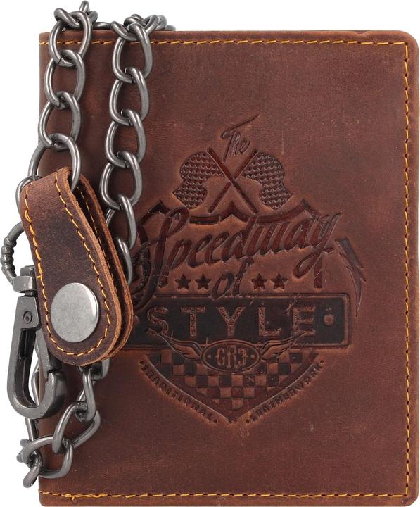 Actual product image Greenburry Racing Collection Nashville wallet RFID leather 10 cm