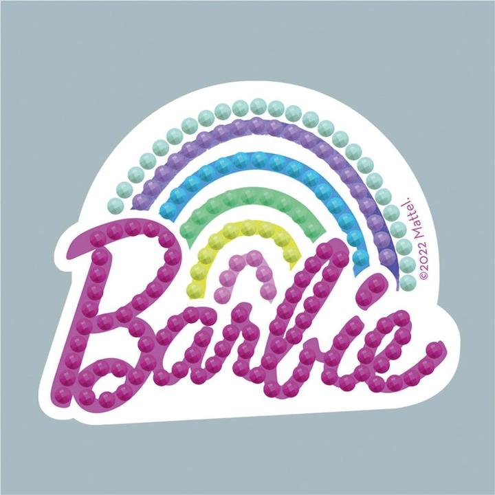 Produktbild Diamond Dotz DOTZIES® Original Diamond Painting Set Barbie mit 5 Motiven: 1 Mäppchen, 2 Armbänder 21 x 2 cm, 2 Au