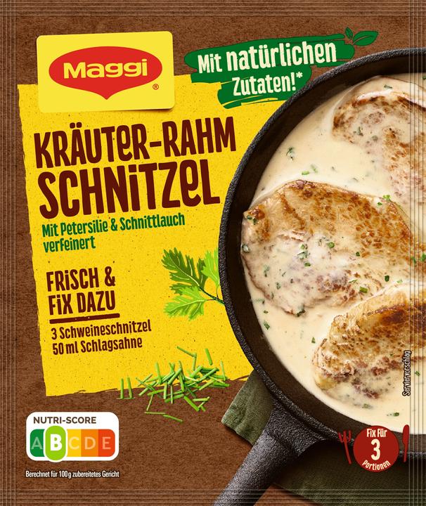 Actual product image Maggi Kräuter Rahm Schnitzel (36 g)