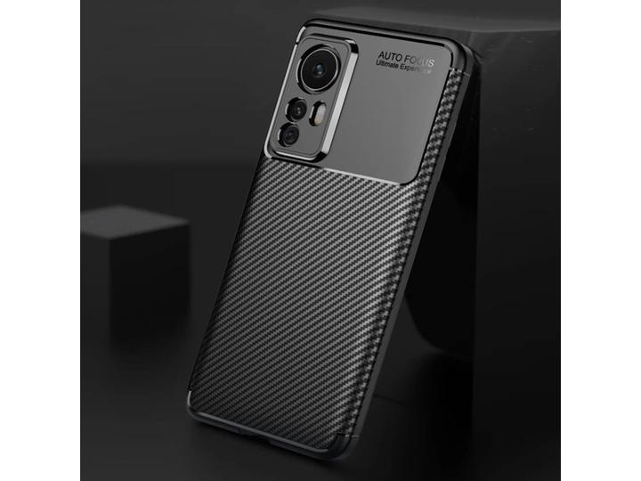 Immagine prodotto Screenguard Custodia Xiaomi 12 Pro Hull Carbon Design TPU (Xiaomi 12 Pro)