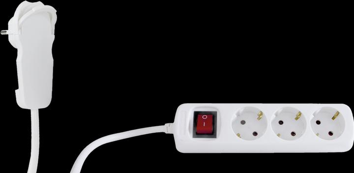 Image du produit REV Bâti de prises (3 x, CEE 7/3, 2 m)