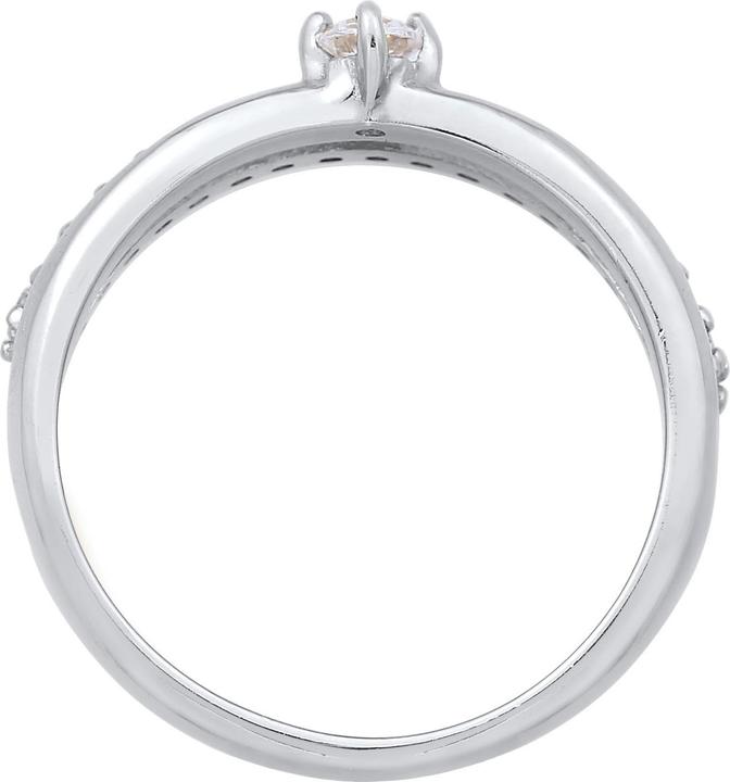 Immagine prodotto Elli Anello di cristallo, set di anelli, anello solitario (54, 925 Argento)