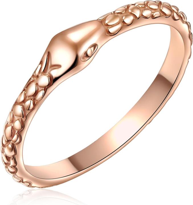 Immagine prodotto Glanzstücke München Testa di serpente da donna in argento sterling e oro rosa - 26575 (60, 925 Argento)