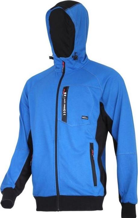 Lahti Pro hoodie with zipper blue-black, "S" (L4012701) (S)