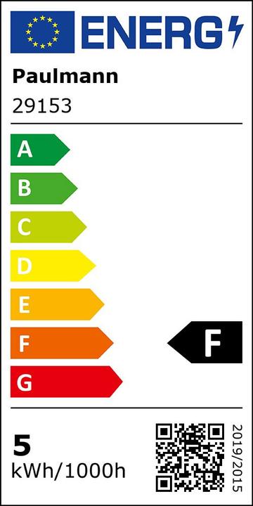 Energy Label Paulmann Reflector Zigbee (GU10, 4.80 W, 350 lm, 1 x, F)