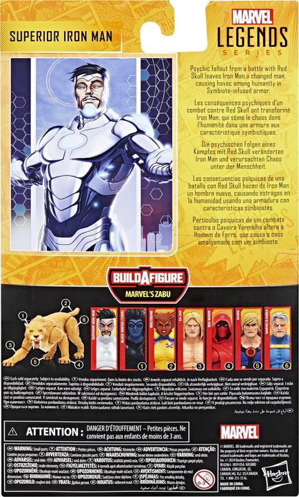 Image du produit Hasbro Figurine Marvel Legends Superior Iron Man 15 cm