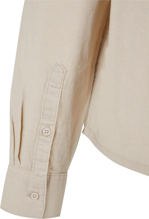Actual product image Urban Classics Ladies Linen Mixed Oversized Shirt - 165597 (XXL)