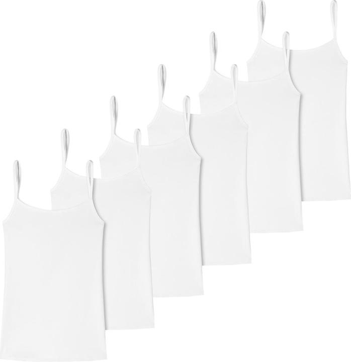 Uncover by Schiesser 6er Pack Cotton Spaghetti Top