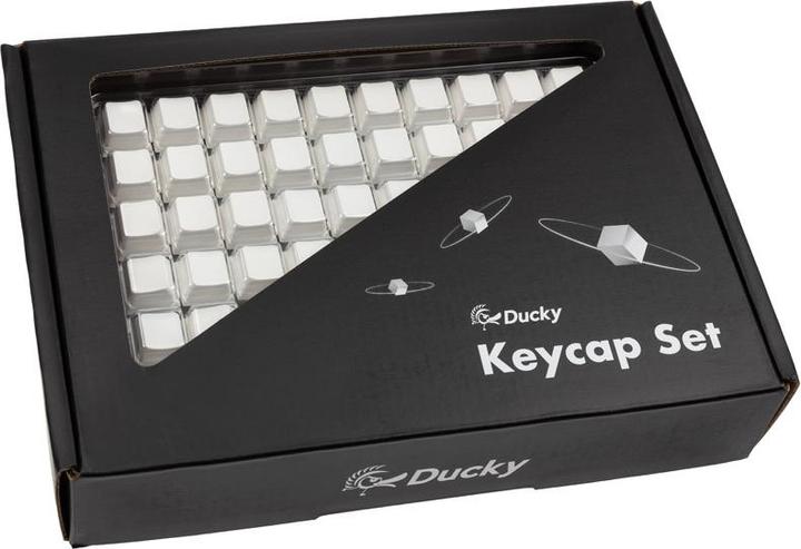 Immagine prodotto Ducky Set bianco in PBT, profilo ciliegia - 133 keycaps