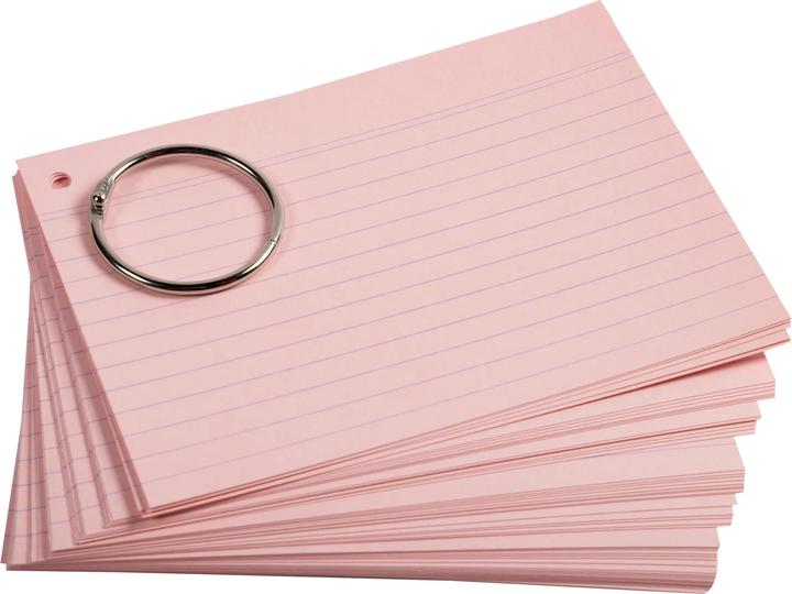 Produktbild Exacompta Flashcards (A6, 205 g/m², 50 x)