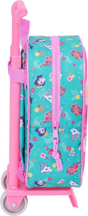 Produktbild My Little Pony Schulrucksack mit Rädern Magic Rosa türkis 22 x 27 x 10 cm