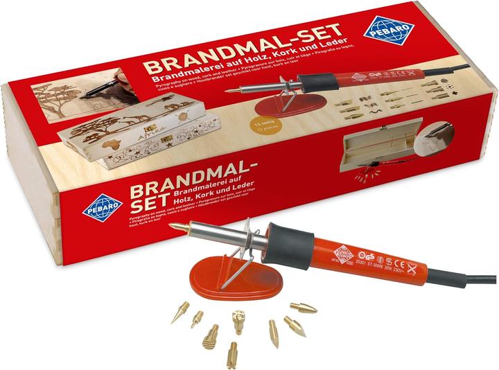Actual product image Pebaro Branding set with burning flask
