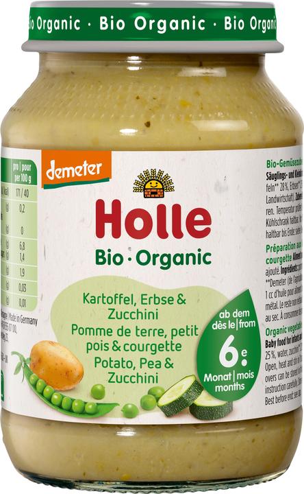 Holle Potatoes Peas and courgettes (190 g)