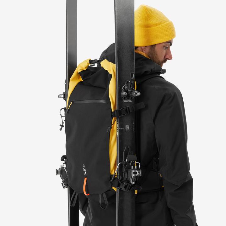 Produktbild Wedze Roll Top Strong Freeride 30 L Ski/Snowboard Backpack - Yellow (30 l)