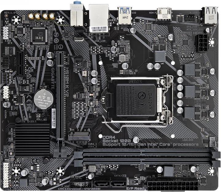 Immagine prodotto Gigabyte H510M K V2 (LGA 1200, Intel H470 Express, mATX)