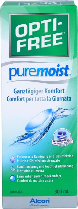 Image du produit Opti Free PureMoist, solution d'entretien pour lentilles de contact, 300 ml (Tout en un solution, 300 ml)