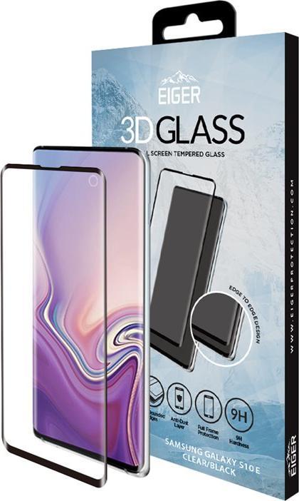 Actual product image Eiger Mountain Glass Clear Edge (1 Piece, Samsung Galaxy S10+)