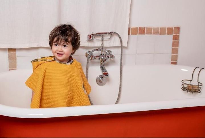 Produktbild BB&Co Kinder-Badeponcho, senf