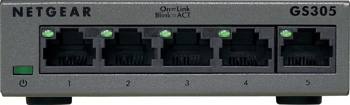 Produktbild Netgear GS305 - V3 - switch - unmanaged - 5 x 10/100/1000 - desktop, wall-mountable (5 Ports)