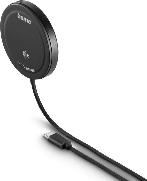 Actual product image Hama Induction charger 2500 mA Qi2 00201725 Outputs Induction charging standard (15 W)