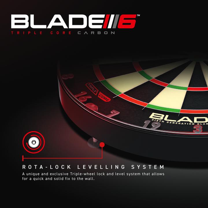 Actual product image Winmau Dartboard Blade 6 Triple Core Carbon