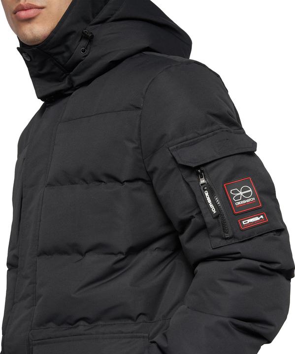Actual product image Crosshatch Mens Milwaka Long Padded Jacket (L)