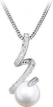 Immagine prodotto Silver Cat Incantevole collana di perle con zirconi SC494 (catena. ciondolo)