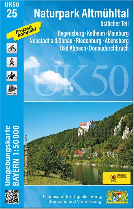 Produktbild UK50-25 Naturpark Altmühltal, östlicher Teil