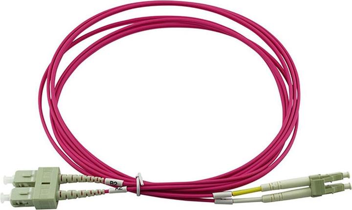 Immagine prodotto CBO Cavo patch in fibra ottica LC / SC MM OM4 magenta 15,0 m (CAT6, 15 m)