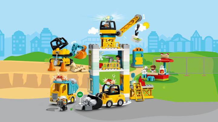 Actual product image LEGO Large construction site with light and sound (10933)