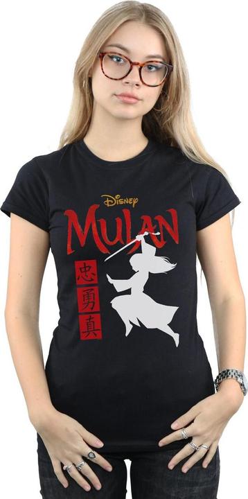Immagine prodotto Disney Mulan Movie Warrior Silhouette Maglietta Donna (M)