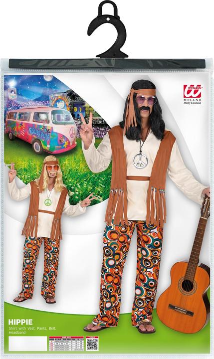 Produktbild Widmann Kostüm Hippie Gr. M Hemd,Gilet (M)