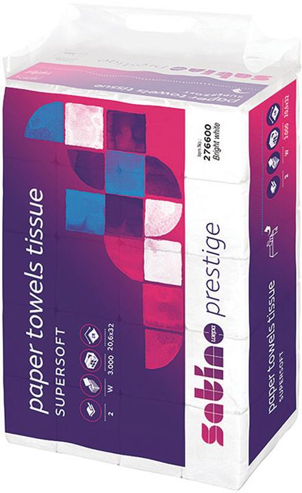 Produktbild Wepa Sheet hand cleaning paper LPCB2120, 120 sheets, 20.6 x 32, Cellulose, (25pcs) (1 x)