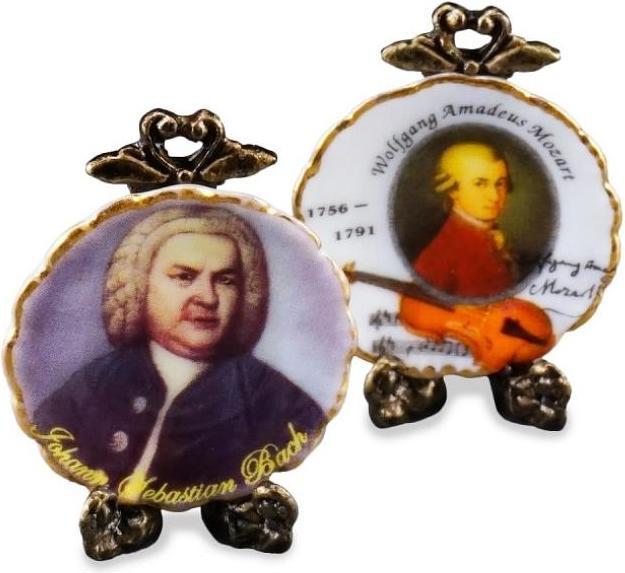 Produktbild Reutter 001.400/0 - Wandteller "Mozart/Bach", Miniatur