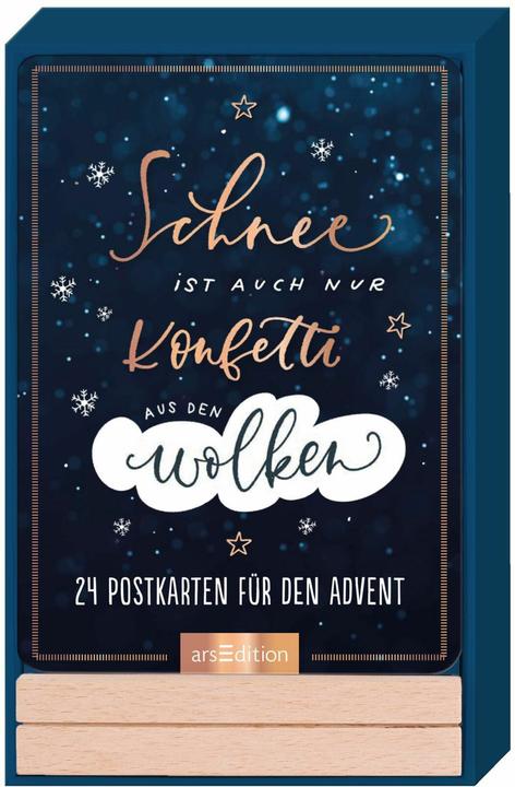 Image du produit Calendrier de l'Avent La neige est aussi un confetti de nuages - 24 cartes postales de dictons dans