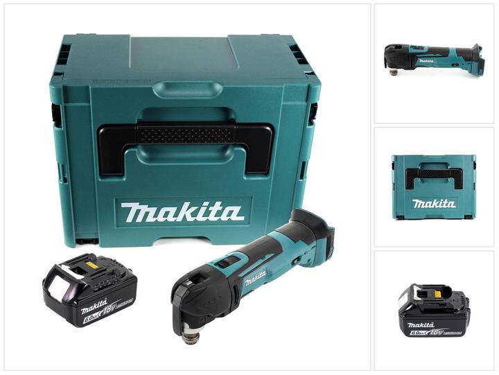 Produktbild Makita DTM 51 G1J Akku Oszillierer 18 V + 1x Akku 6,0 Ah + Makpac - ohne Ladegerät