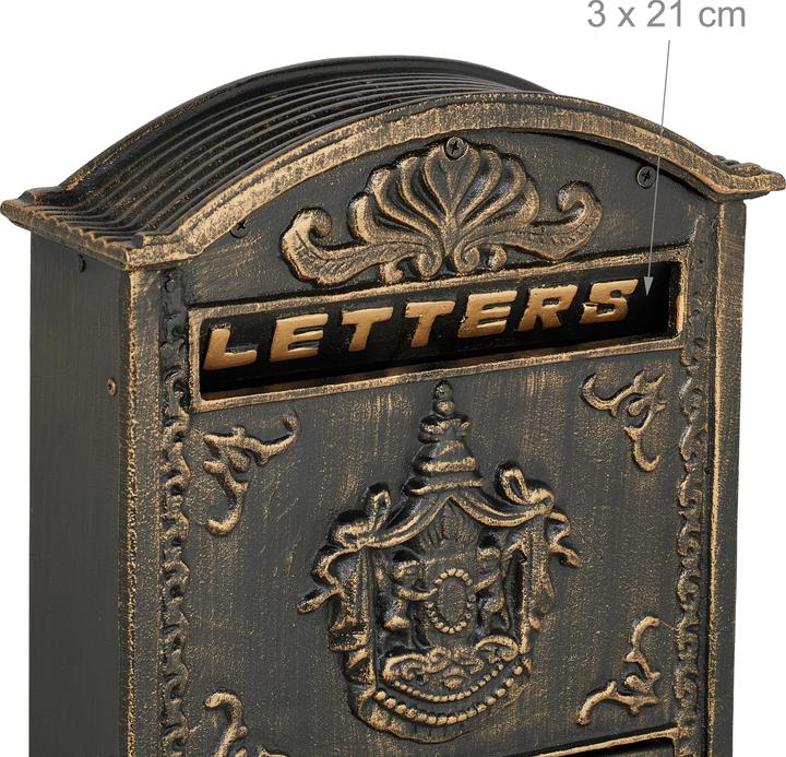 Actual product image Relaxdays Letterbox Vintage