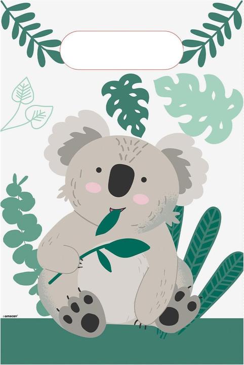 Produktbild Amscan 8 Papiertüten Koala Papier (Geschenktüte, 8 x)