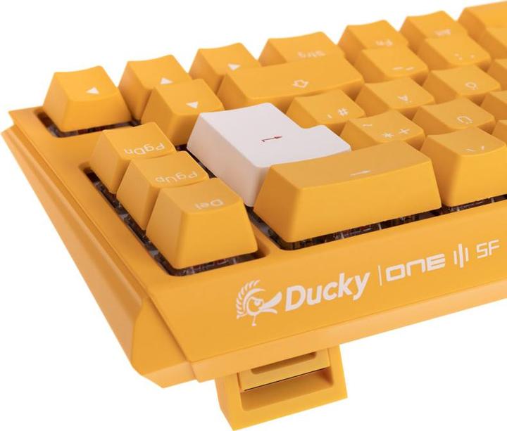 Produktbild Ducky One 3 Yellow SF gaming keyboard, RGB LED - MX-Silent-Red (DE, Kabelgebunden)
