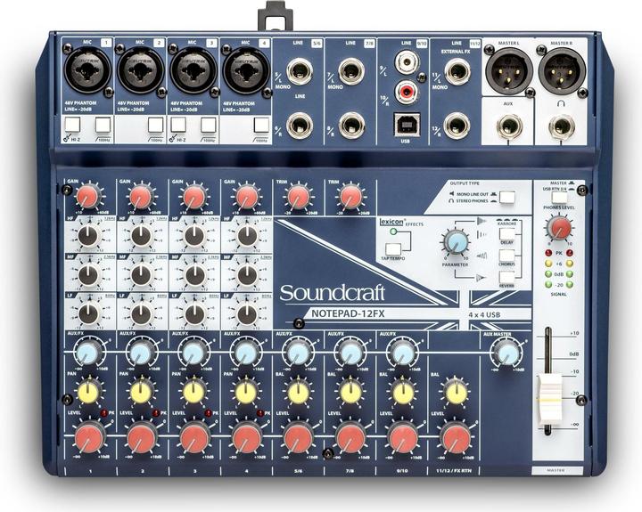 Actual product image Soundcraft Notepad-12FX (Studio- and Livemixer)