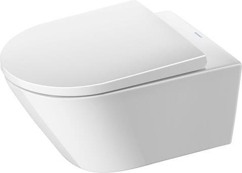 Produktbild Duravit Wand-WC-Set D-NEO tief rim. mit WC-Sitz inkl. Durafix weiss