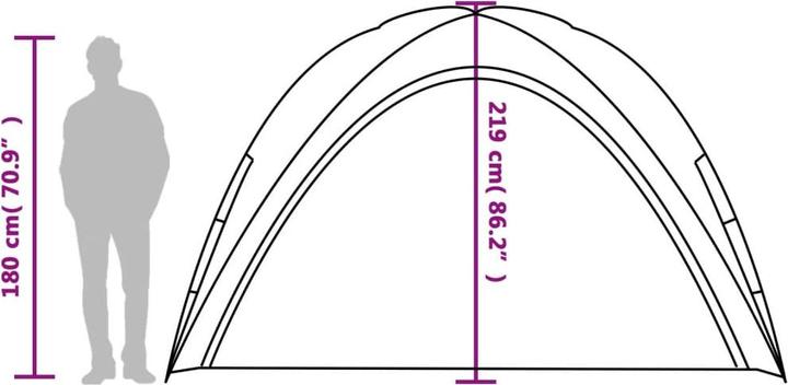 Actual product image VidaXL Party tent 190T Taffeta (360 cm, 360 cm)