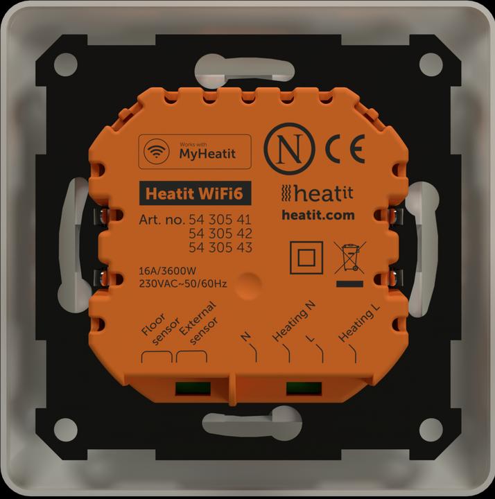 Image du produit Heatit WiFi6 Thermostat (White RAL 9010)