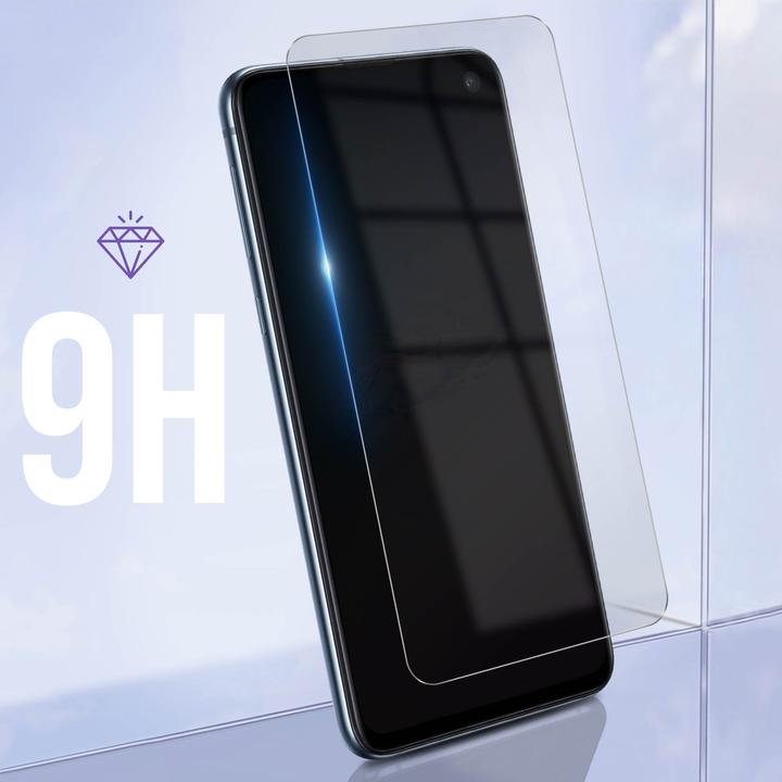 Actual product image Avizar Crystal clear film, glass screen protector (1 Piece, Samsung Galaxy S10e)