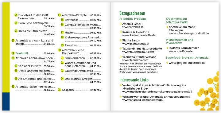 Image du produit Simonsohn:Artemisia annua - plante médicinale (Matthias Lühn, Barbara Simonsohn, Allemand)