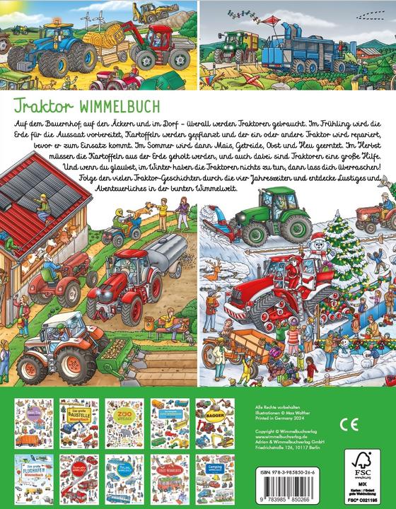 Image du produit Livre d'images de tracteurs (Allemand)