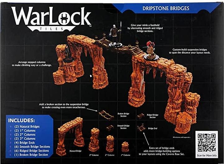 Actual product image Wizkids WarLock Tiles Accessory : Dripstone Bridges