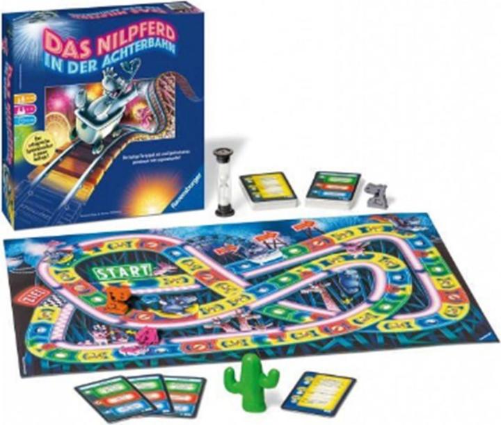 Produktbild Ravensburger Gesellschaftsspiel Das Nilpferd in der Achterbahn (Deutsch)