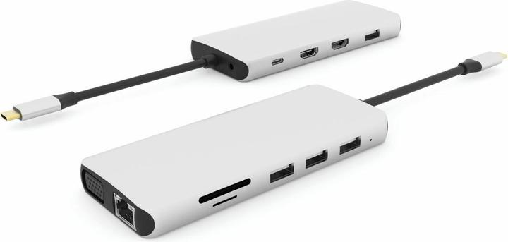 eSTUFF USB-C 12-in-1 Mobile Dock (USB-C, 12 Ports)