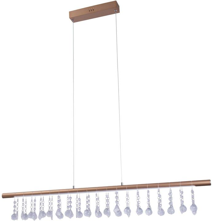 Actual product image Näve LED pendant light Nobilis l: approx 100 cm - gold (2152 lm)
